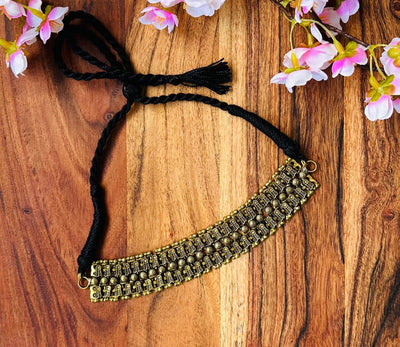 Black Gold Color Choker