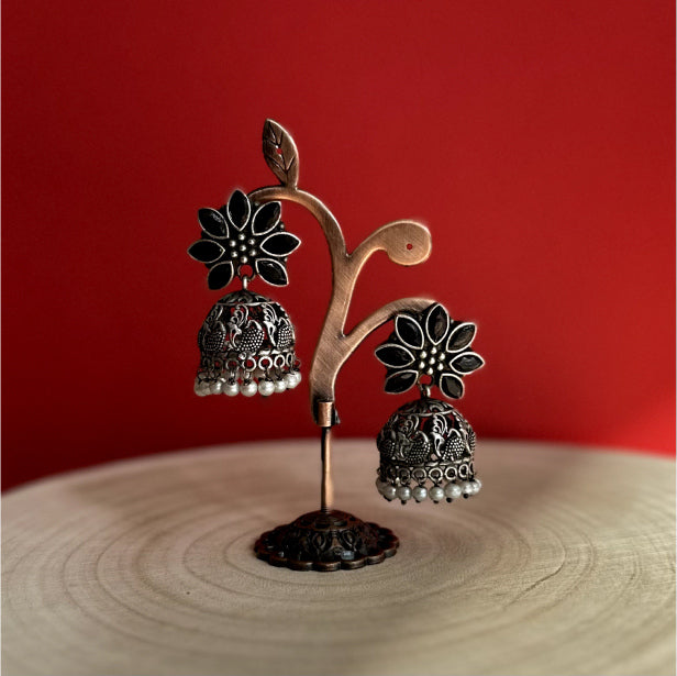 Flower Jhumka Earring