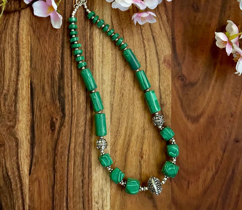 Green Beads Necklace