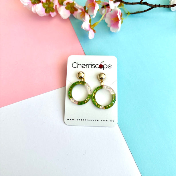 Handmade Drop Resin Earrings