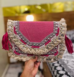 Pink Big Boho Bag