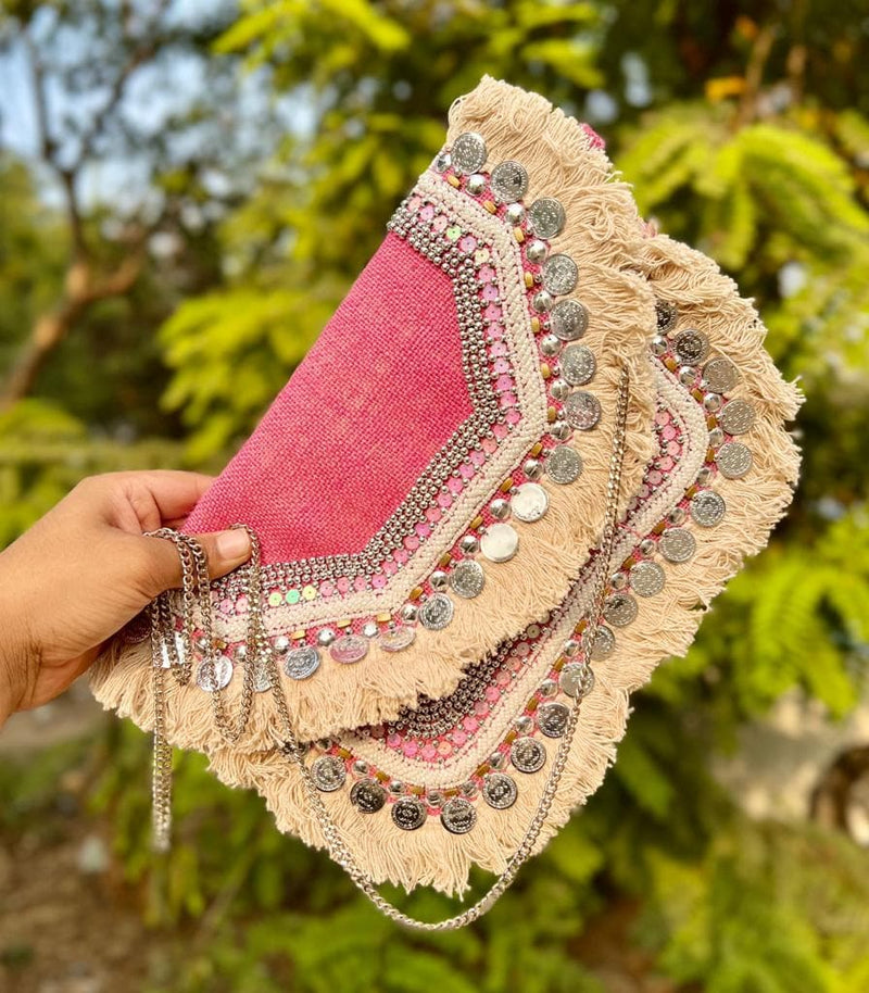 Pink Big Boho Bag